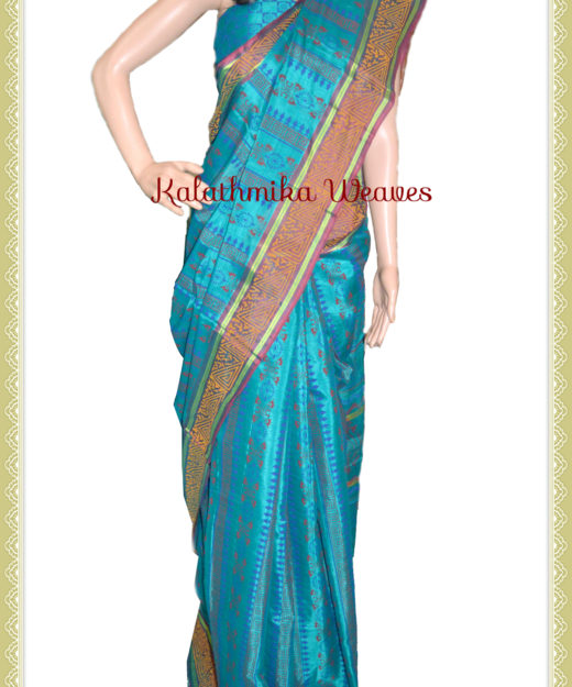 woiyayyur-silk-printed-green-saree2